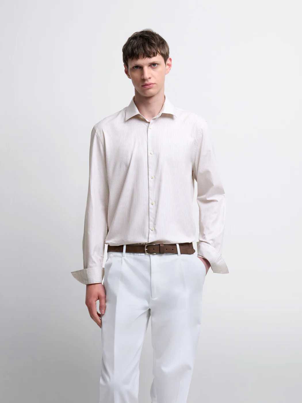 Chemise slim rayée