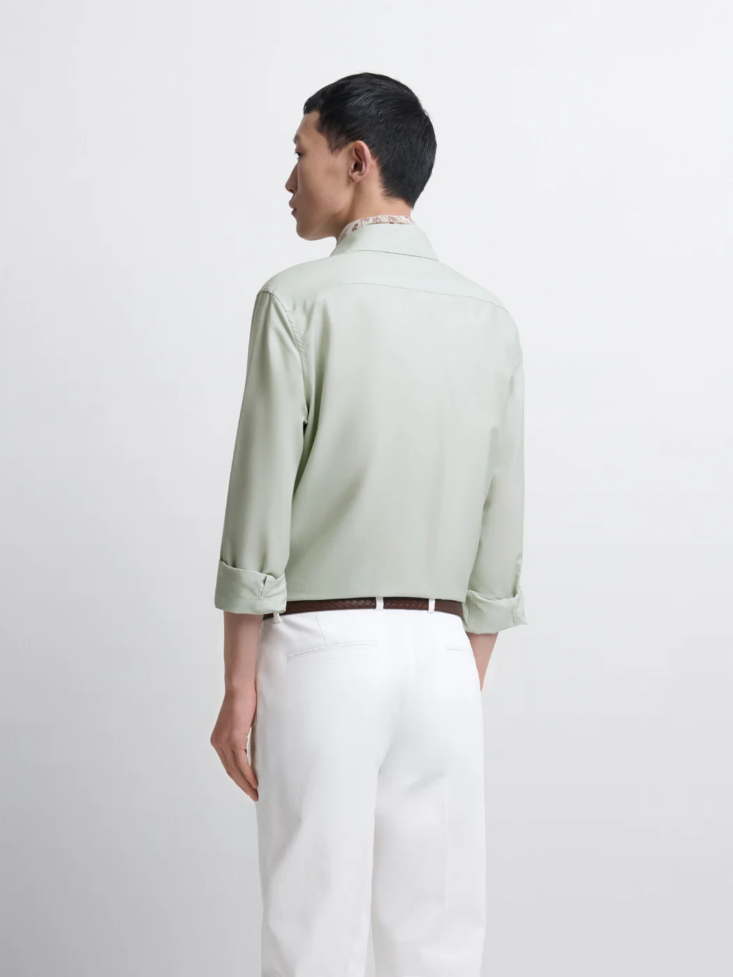 Chemise slim en coton double retors - Image 2