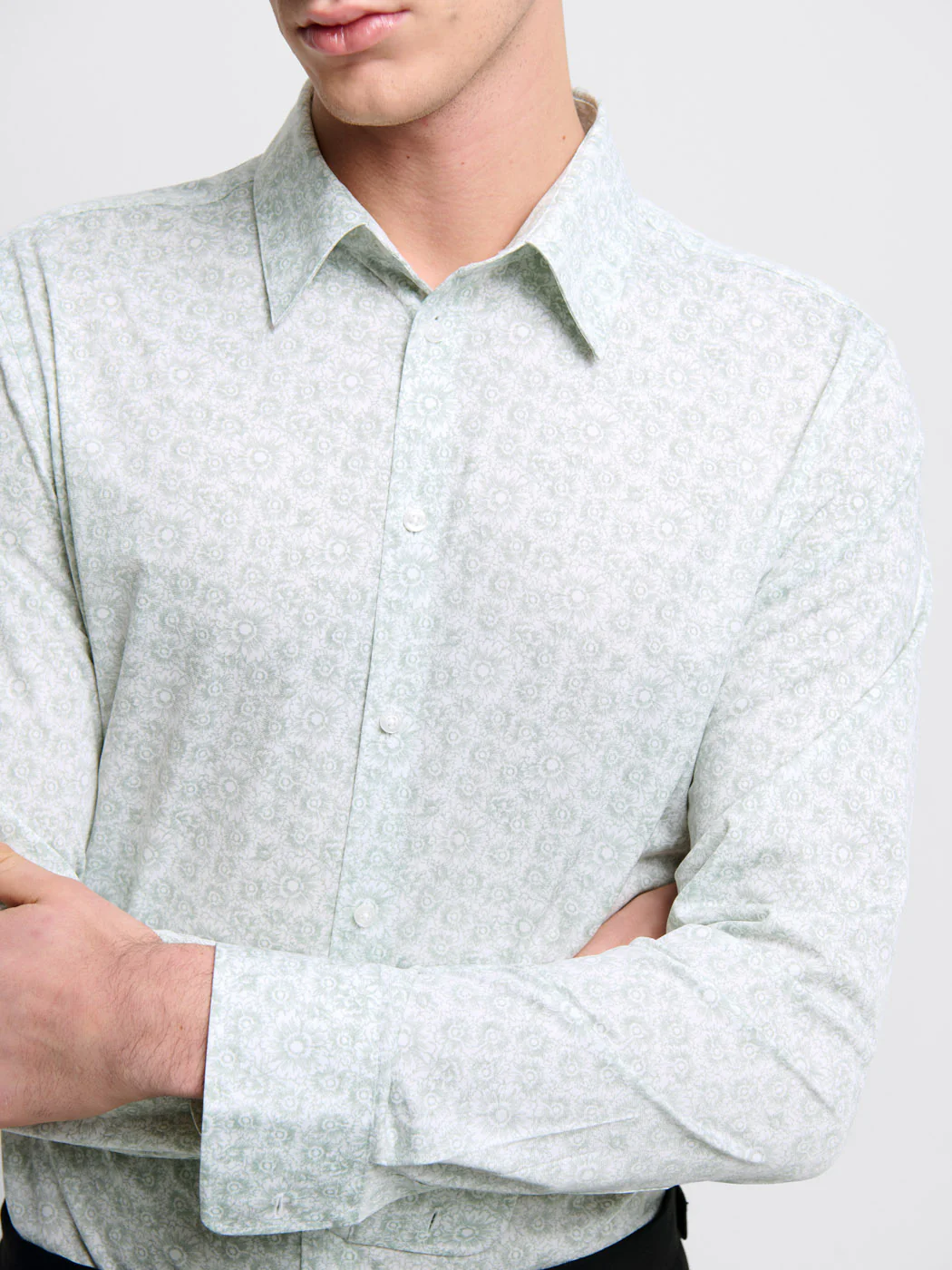 Chemise extraslim Ă motifs - Image 5
