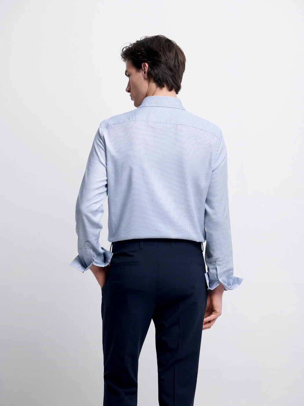 Chemise slim en coton bio - Image 2