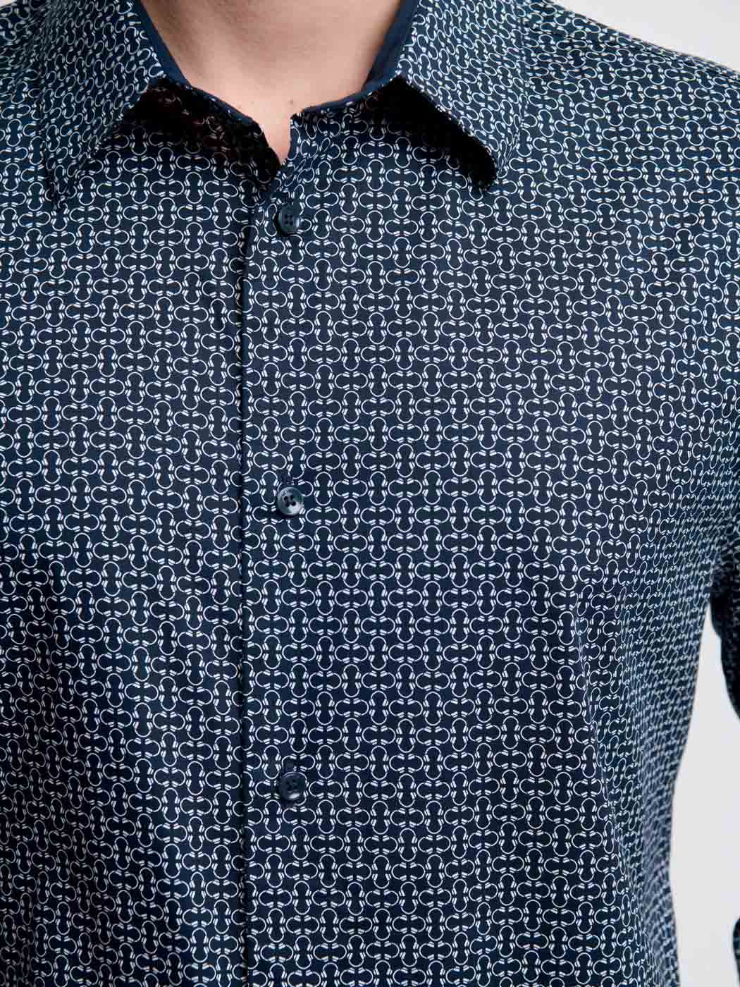 Chemise slim à motifs - Image 5