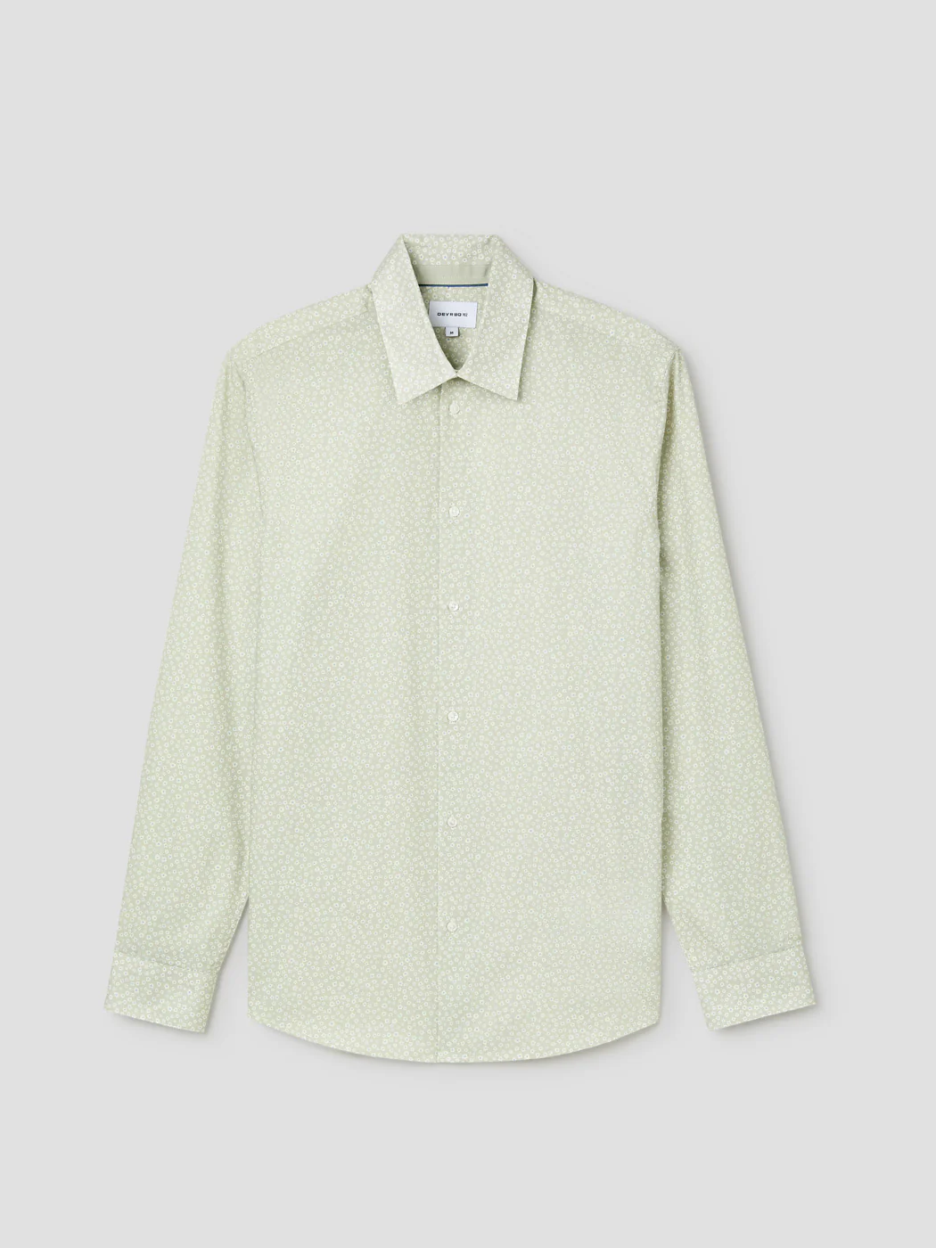 Chemise slim en coton fleurie - Image 3