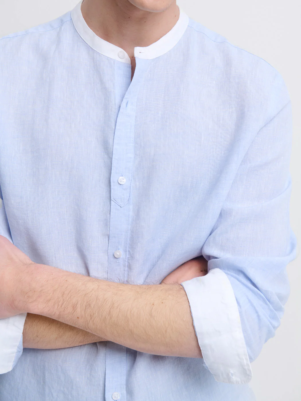 Chemise slim en lin - Image 5