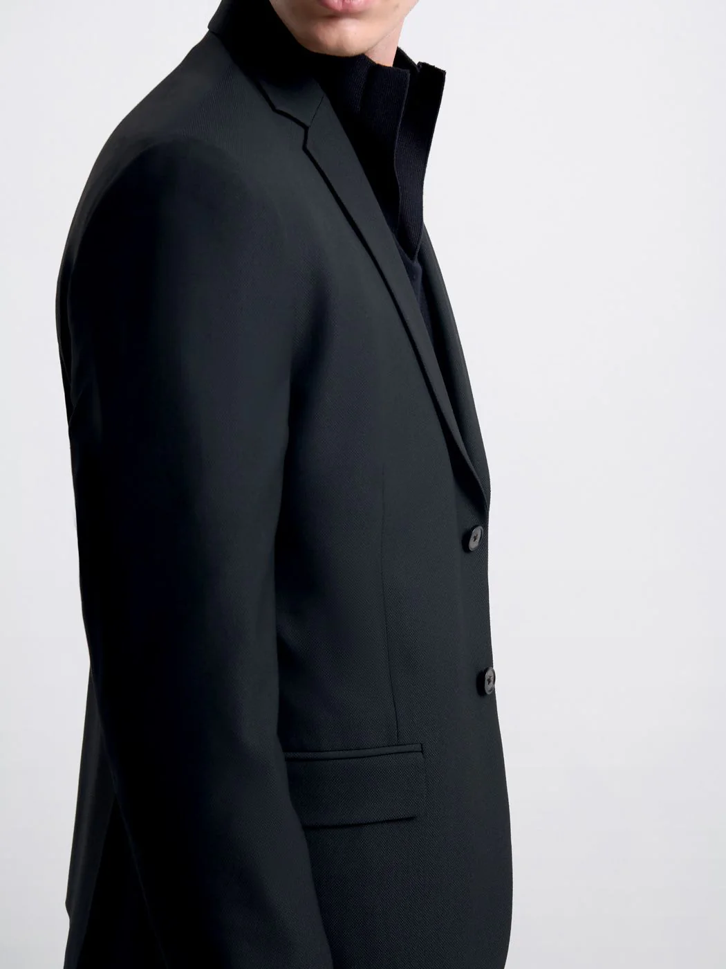 Costume 2 pièces slim bistretch noir - Image 4