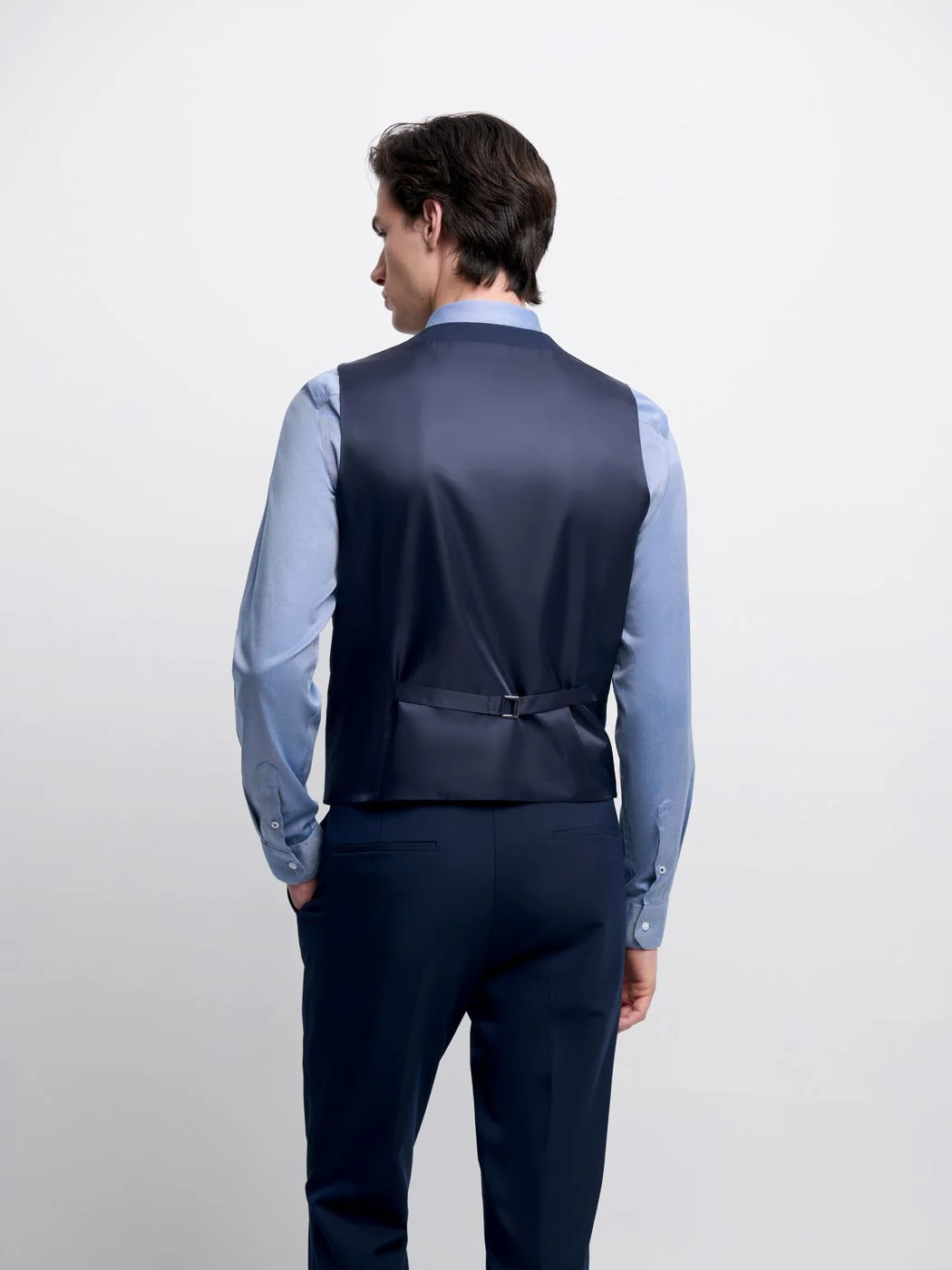 Costume 3 pièces slim bistretch bleu - Image 6