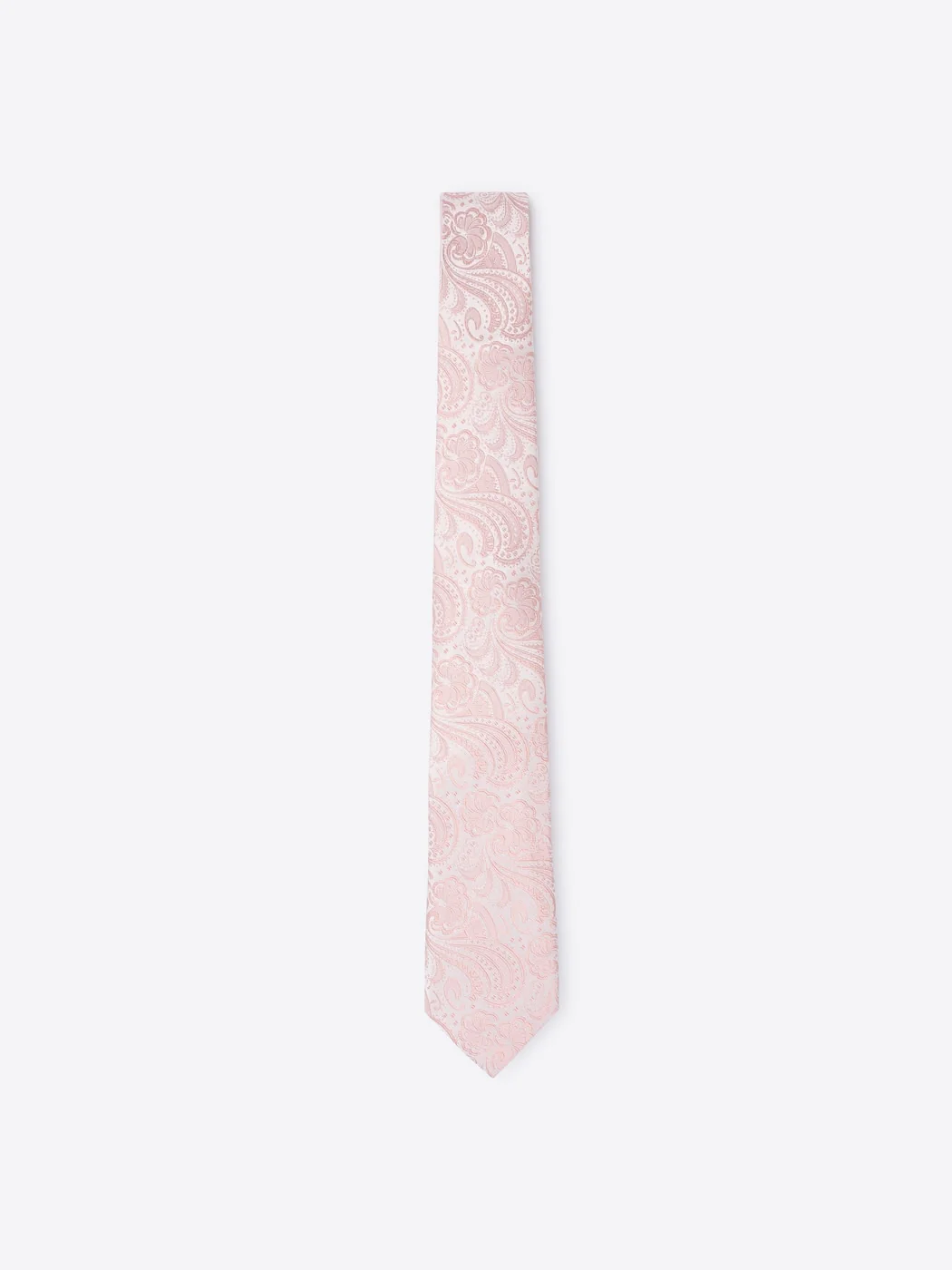 Cravate motif cachemire en soie