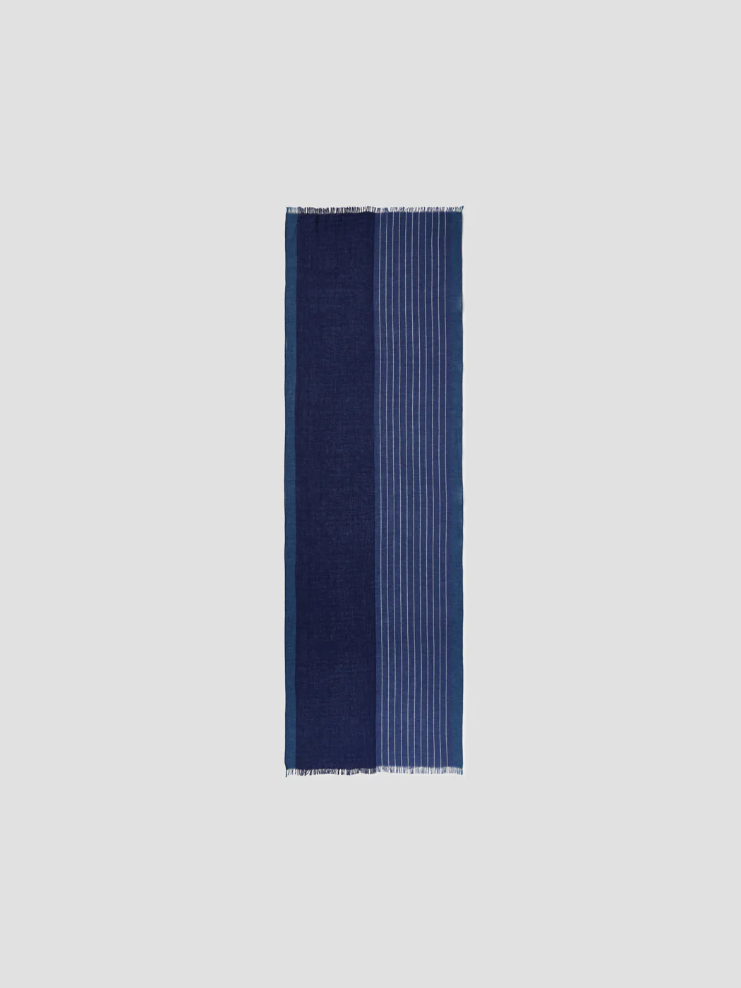 Echarpe en coton-lin à motifs - Image 2