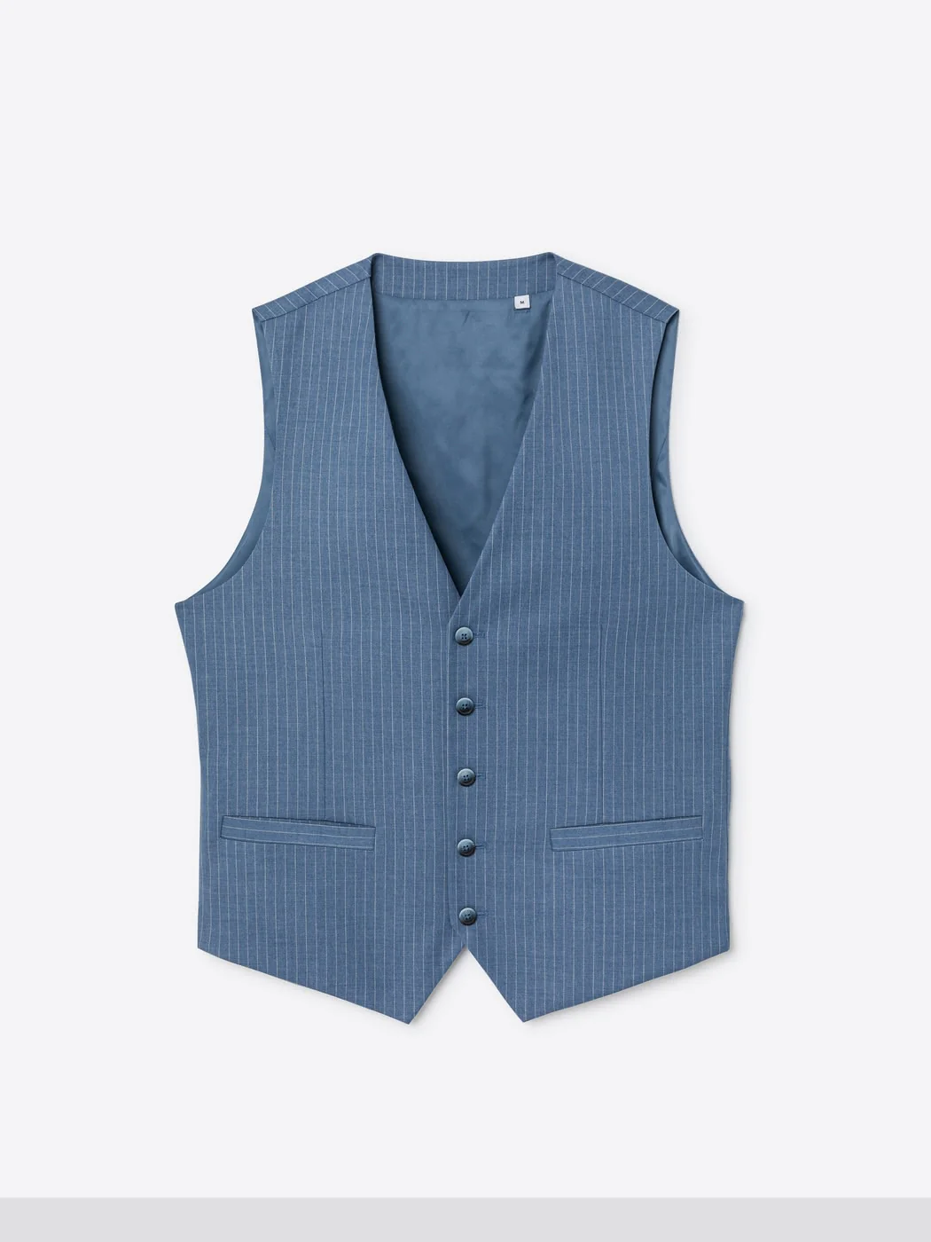 Gilet de costume bistretch Ă rayures - Image 3