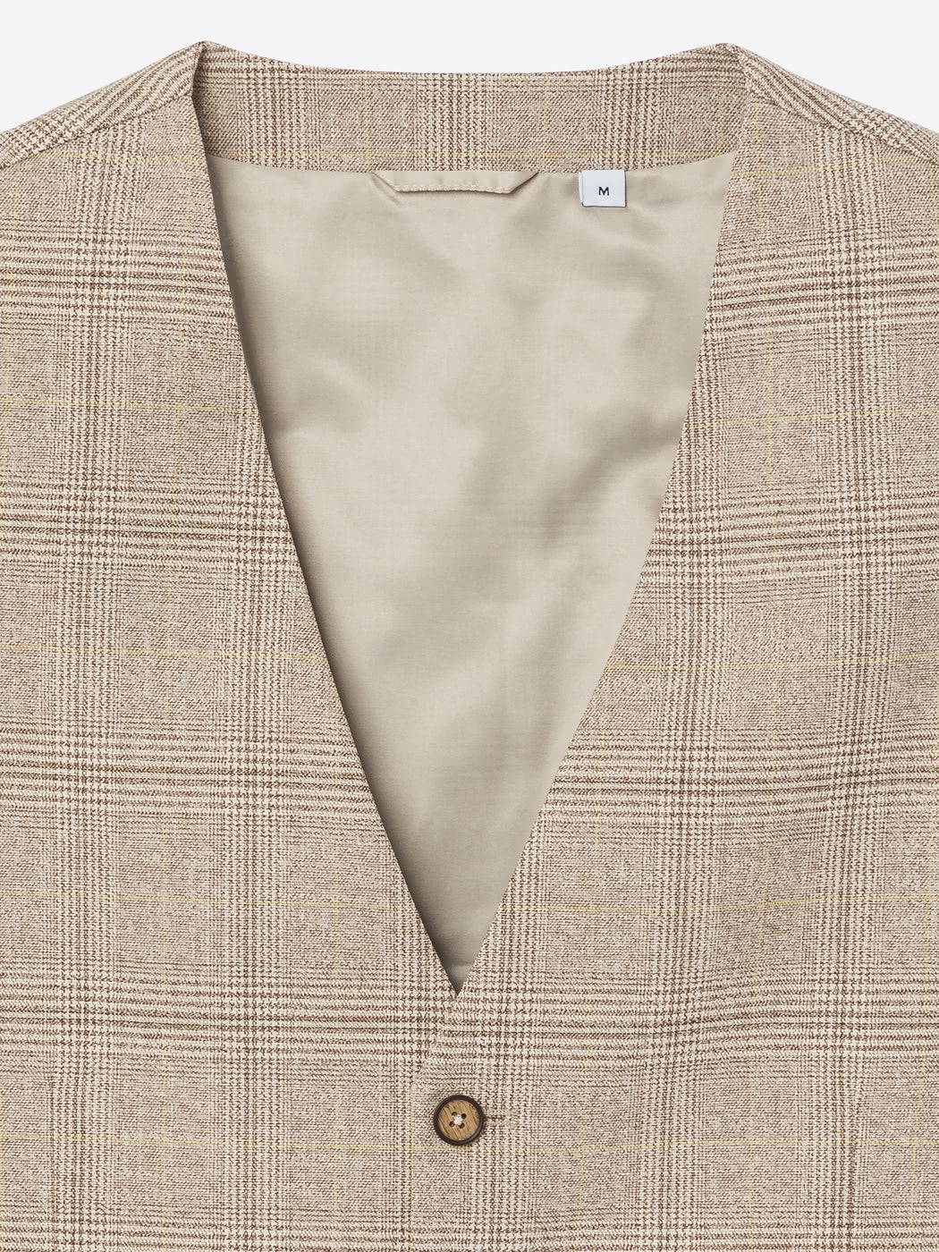 Gilet de costume bistretch Ă carreaux - Image 4