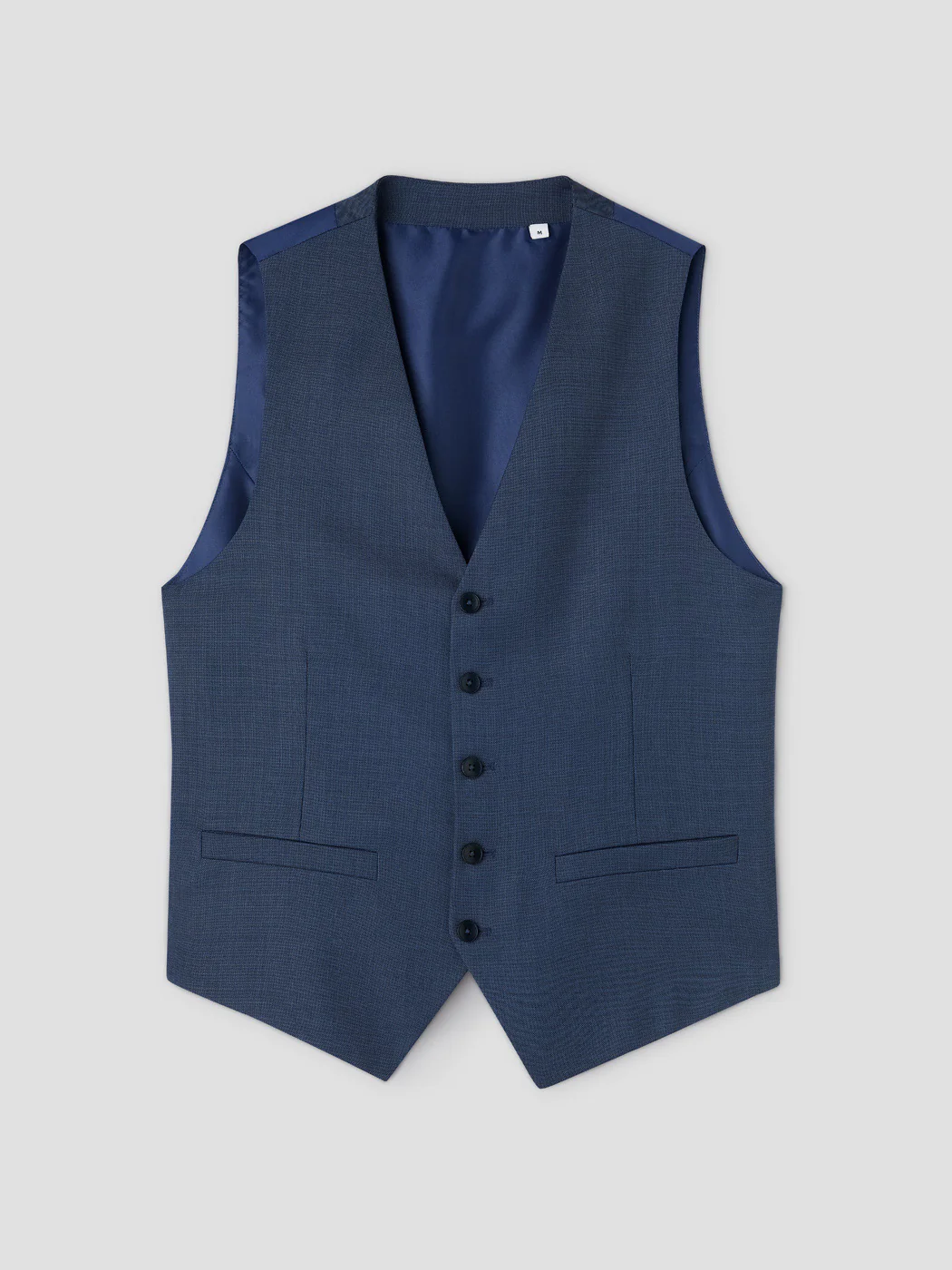Gilet de costume en laine bistretch