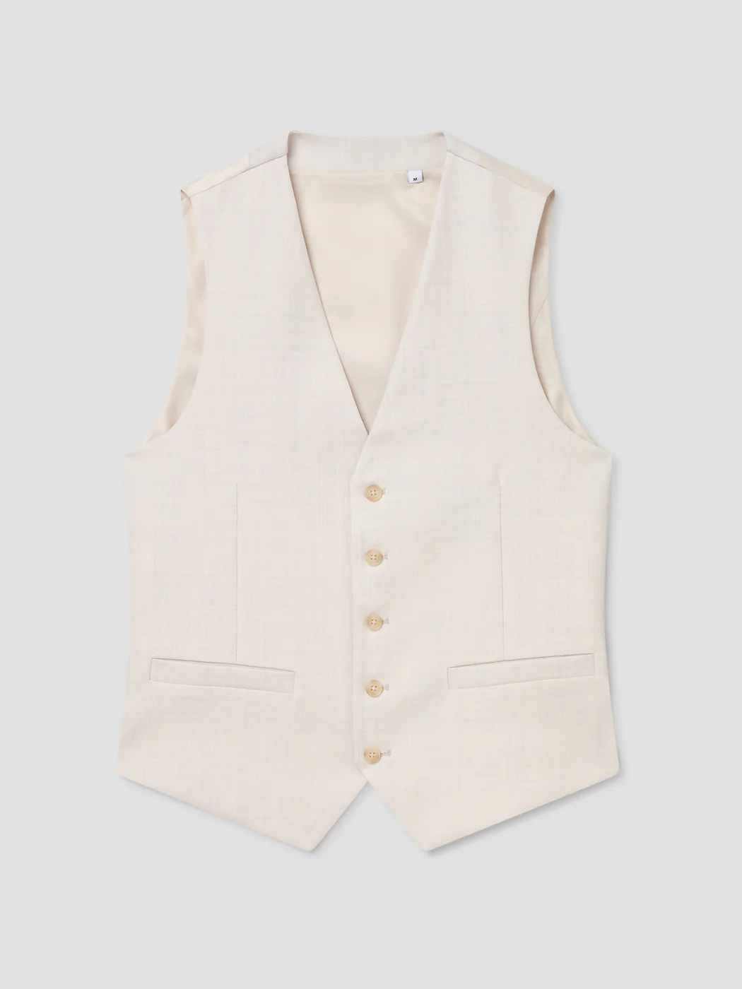 Gilet de costume en laine mélangé - Image 4