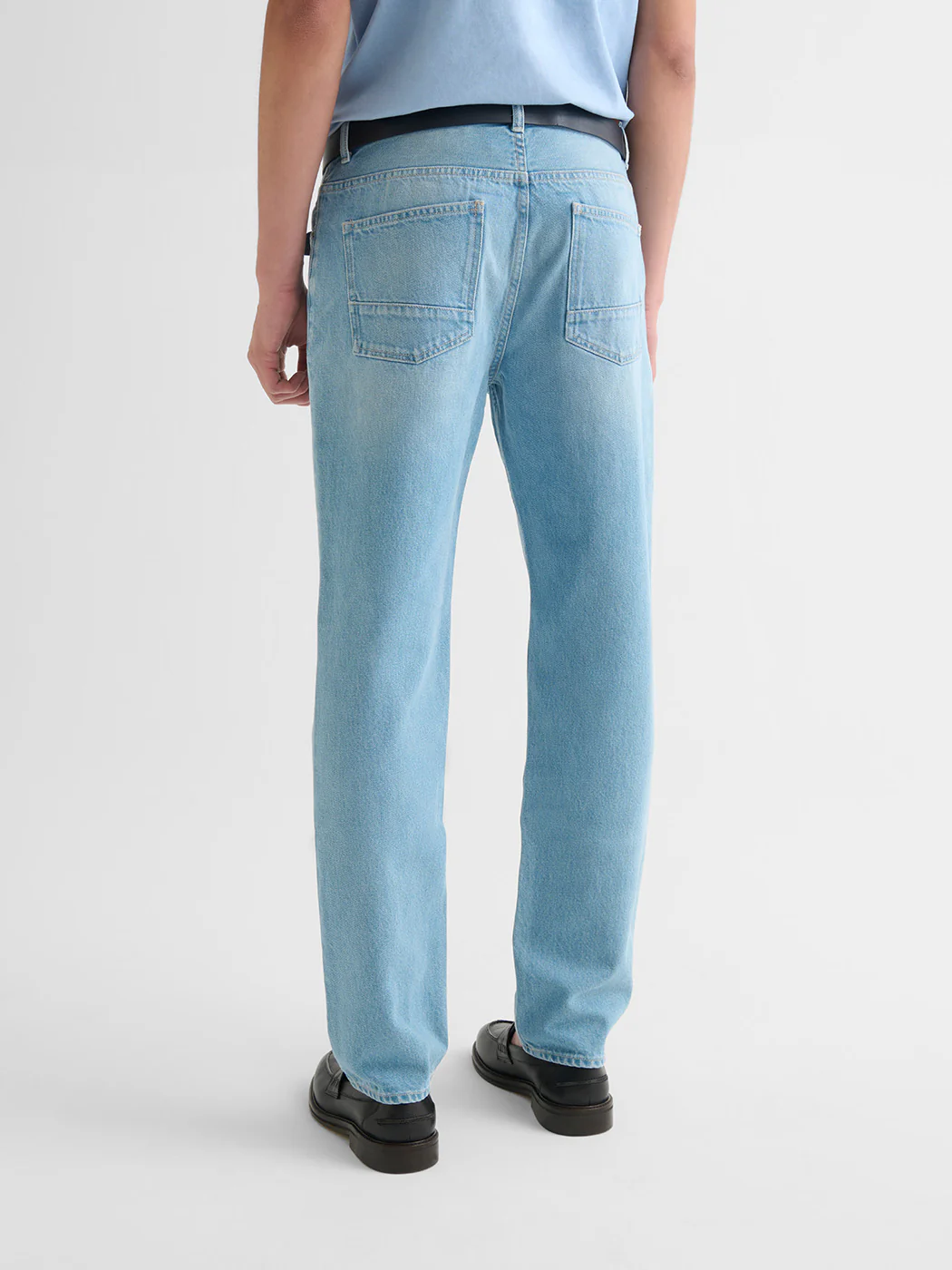 Jean denim regular en coton - Image 3