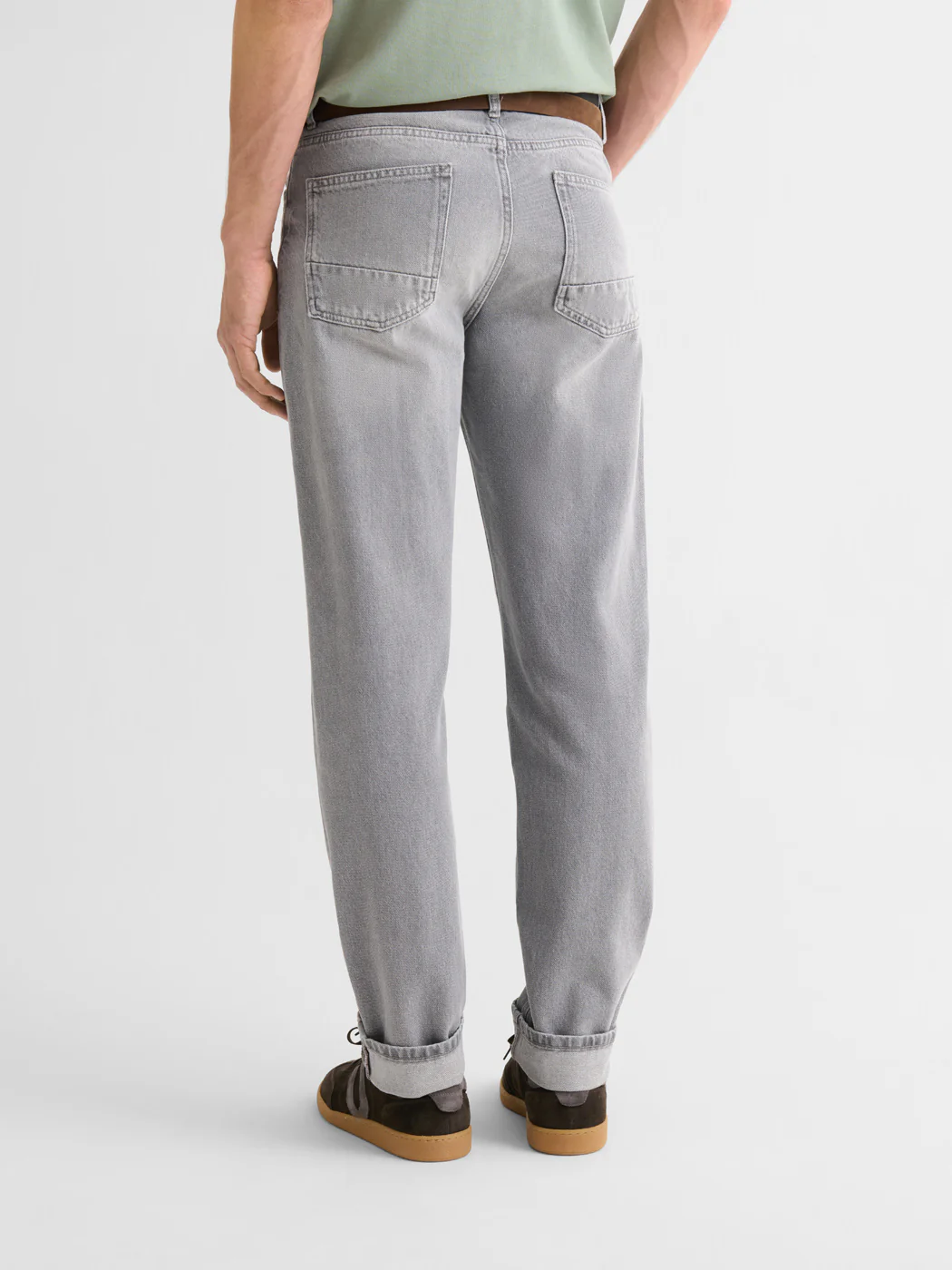 Jean denim regular en coton - Image 3