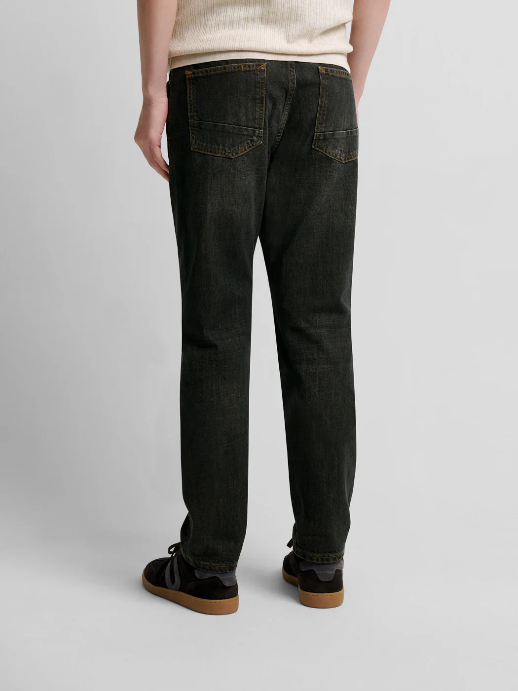 Jean denim regular en coton - Image 4