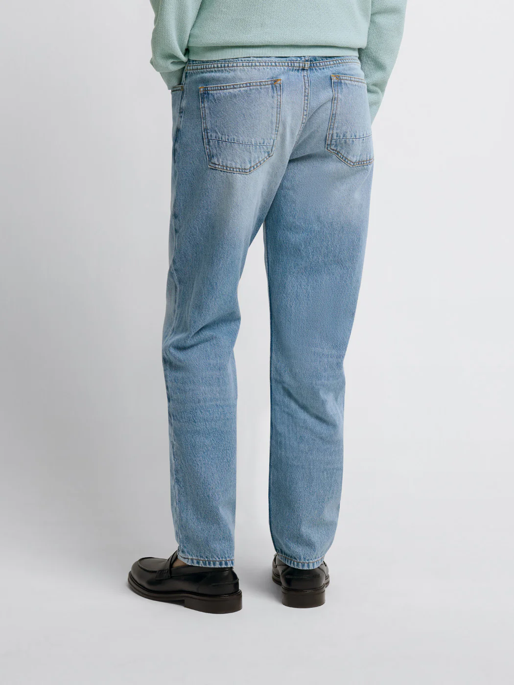 Jean denim regular en coton - Image 4
