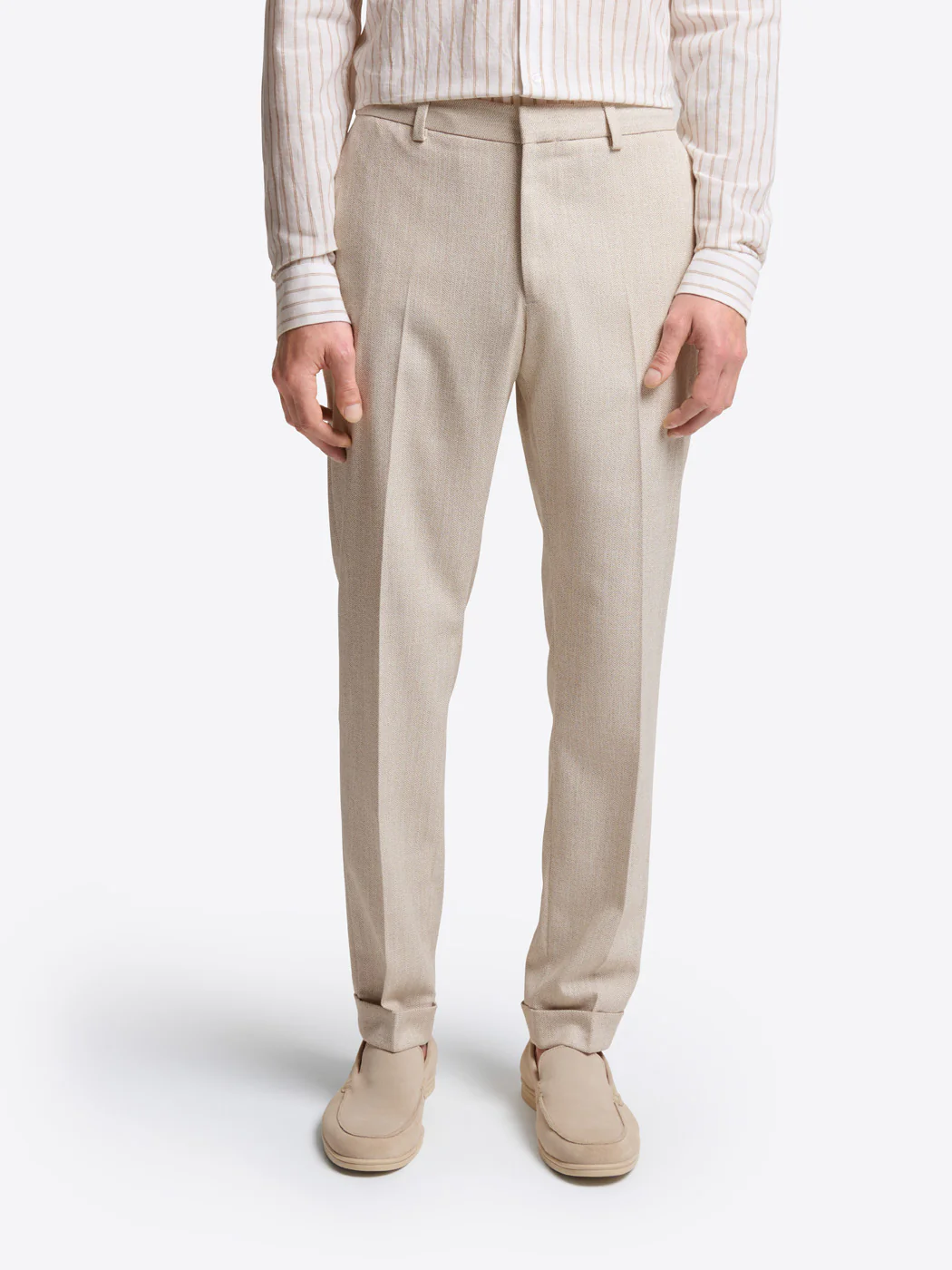 Pantalon de costume slim à motif - Image 2