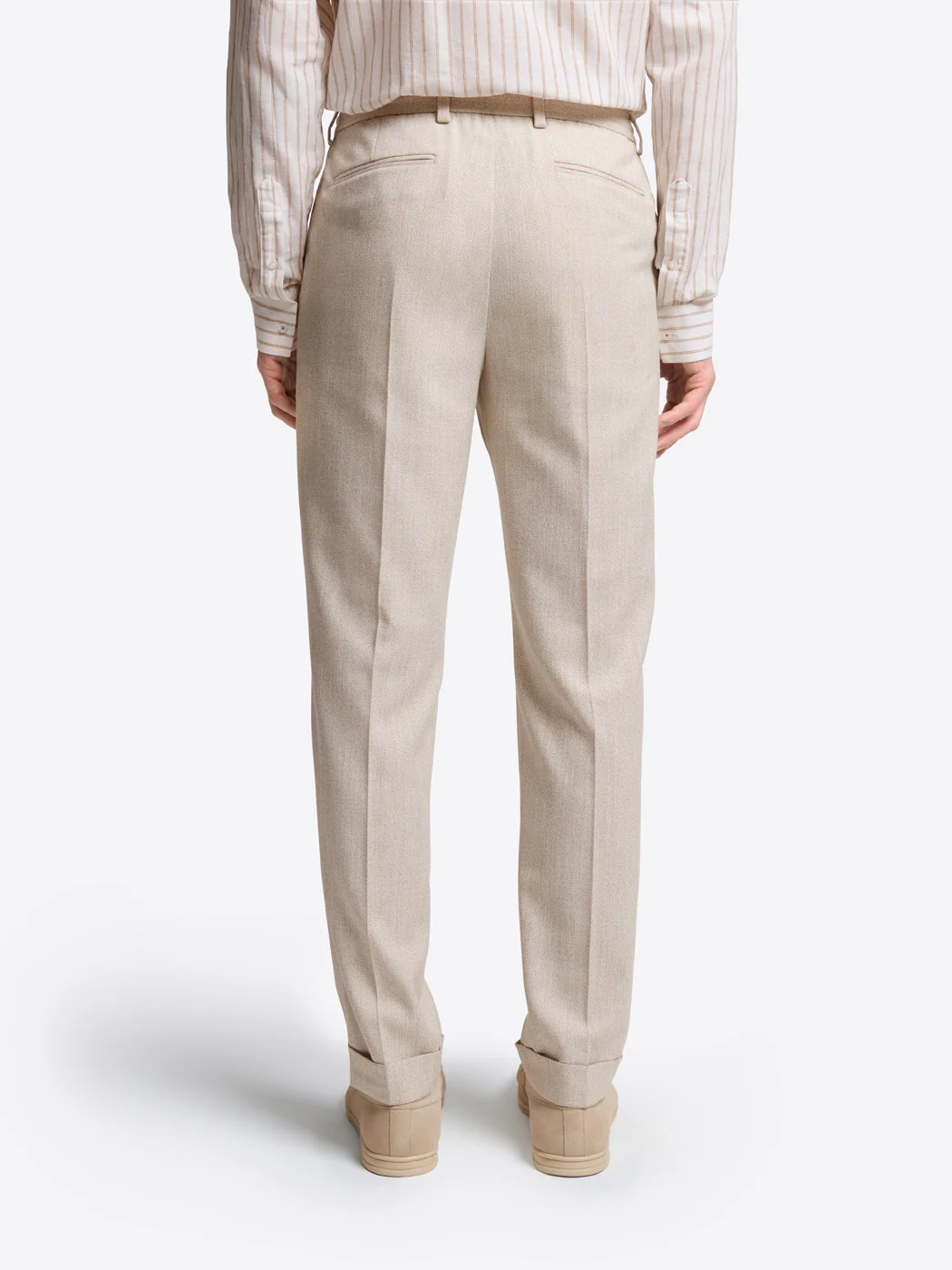 Pantalon de costume slim à motif - Image 4