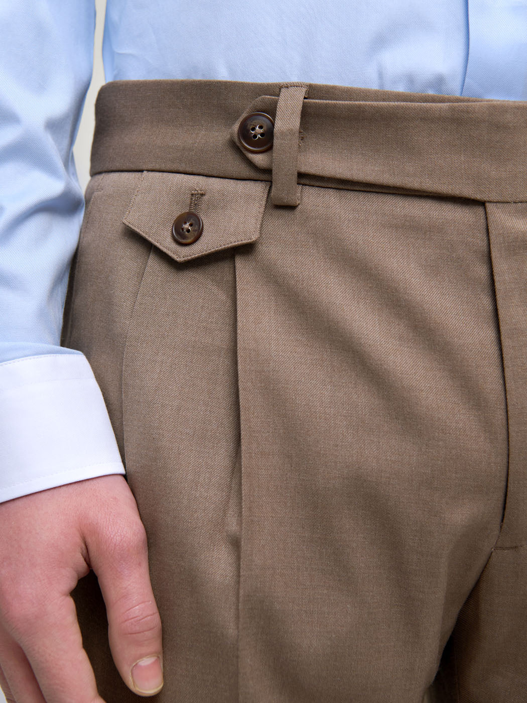 Pantalon de costume slim Ă double pince - Image 5