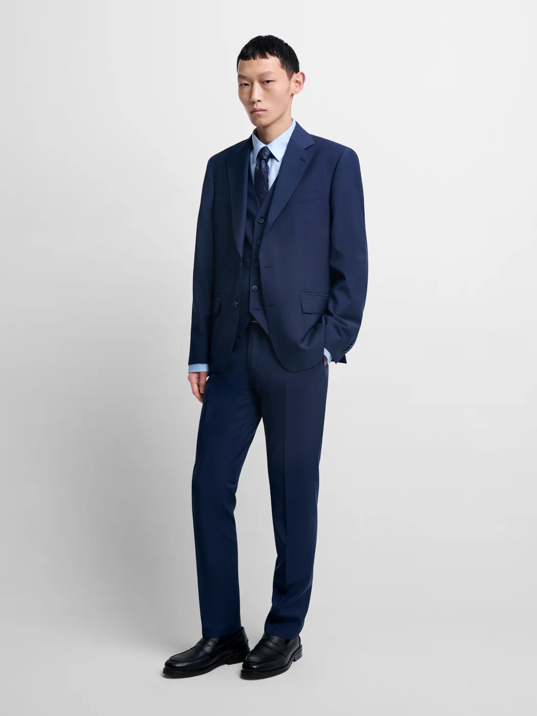 Pantalon de costume slim en laine - Image 5