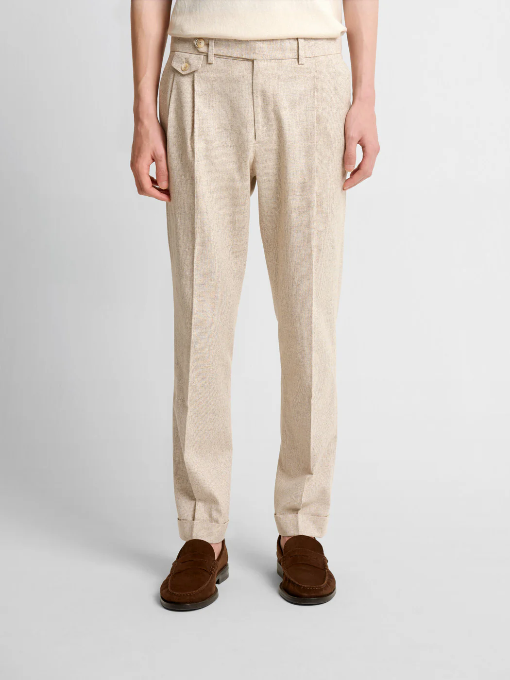 Pantalon de costume slim à motif - Image 2