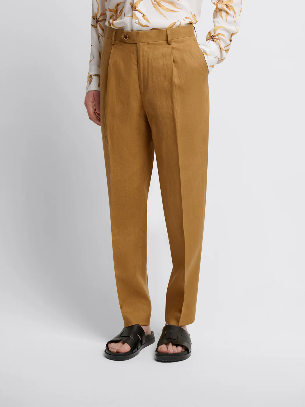 Pantalon de costume regular en lin - Image 2