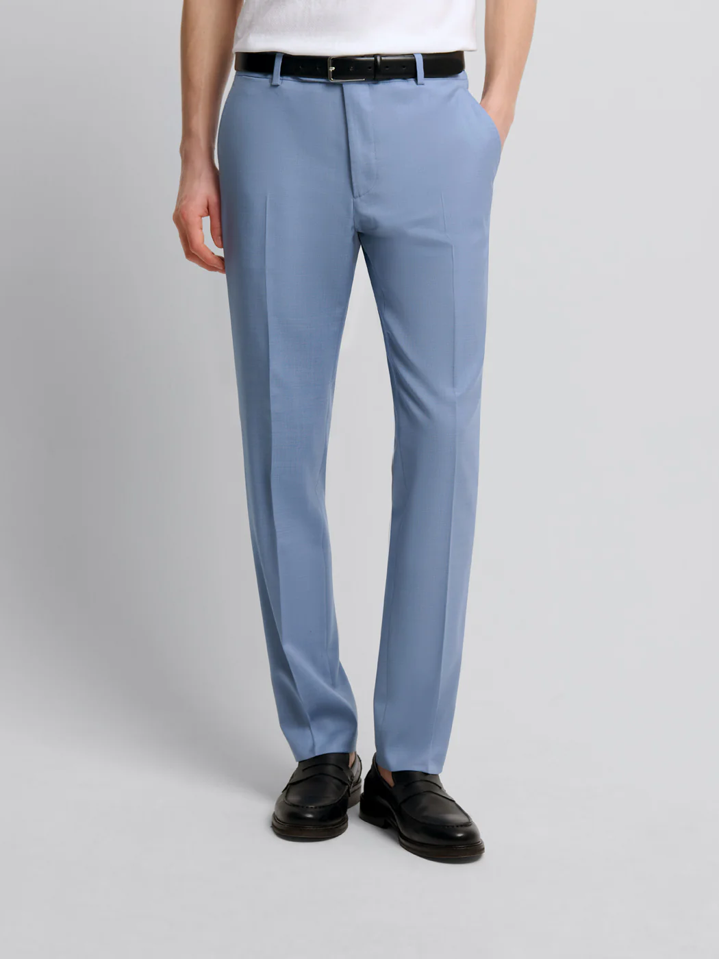 Pantalon de costume slim en laine - Image 2