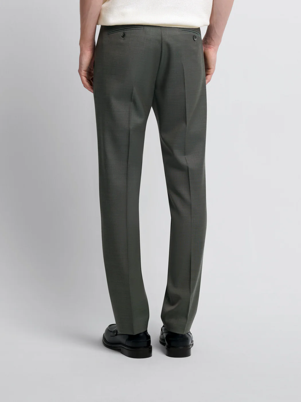 Pantalon de costume slim en laine - Image 4