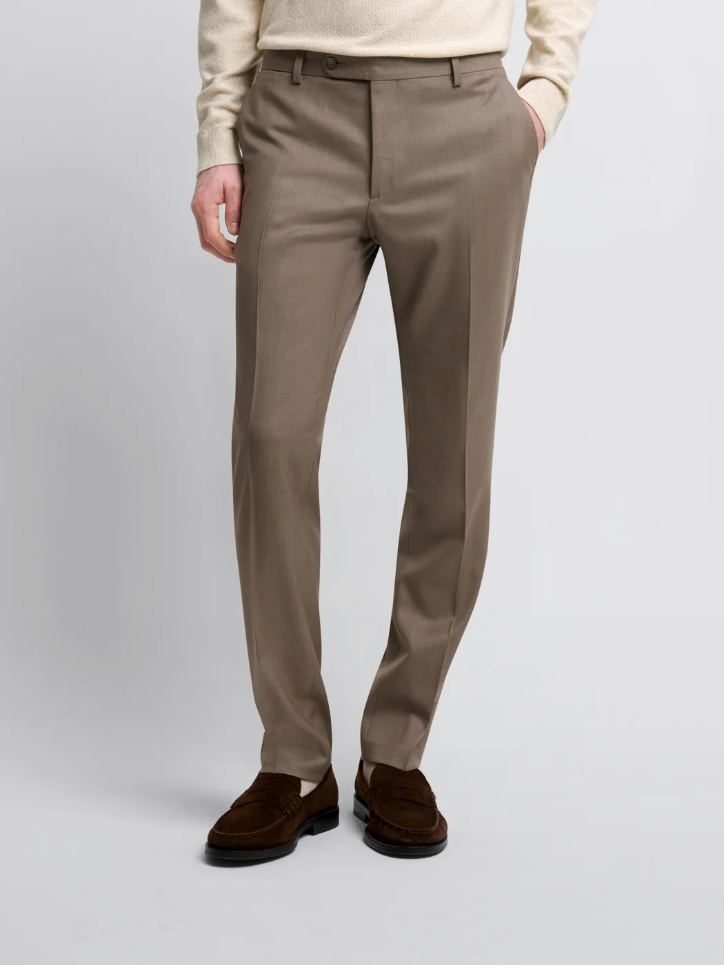 Pantalon de costume slim en laine - Image 2