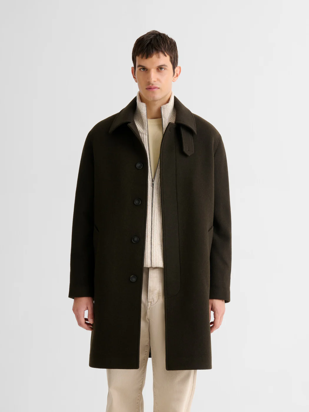 Pardessus col chemise
