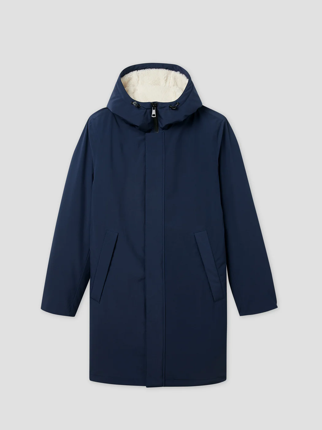 Parka déperlante à capuche sherpa - Image 3