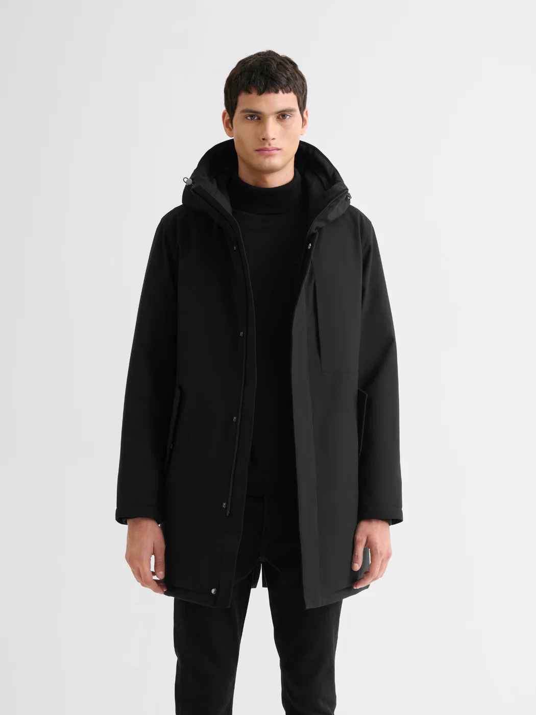 Parka déperlante à capuche