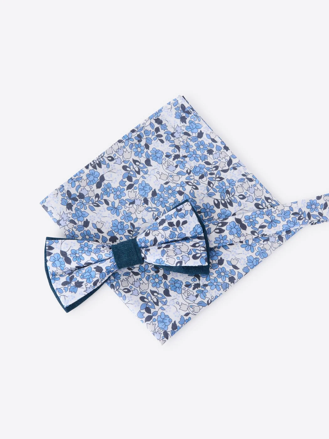 Pochette de costume fleuri en coton - Image 2
