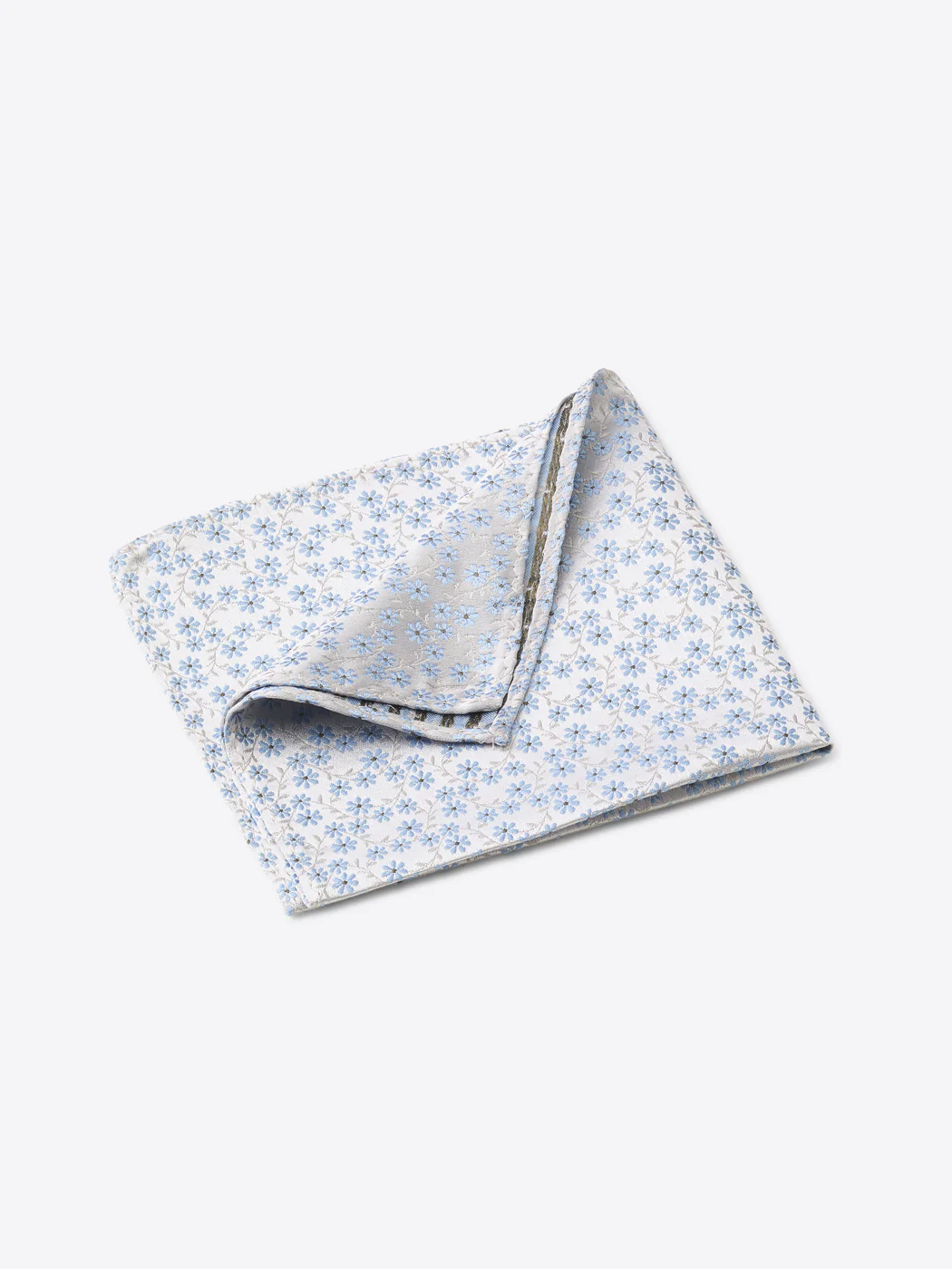 Pochette en soie fleurie