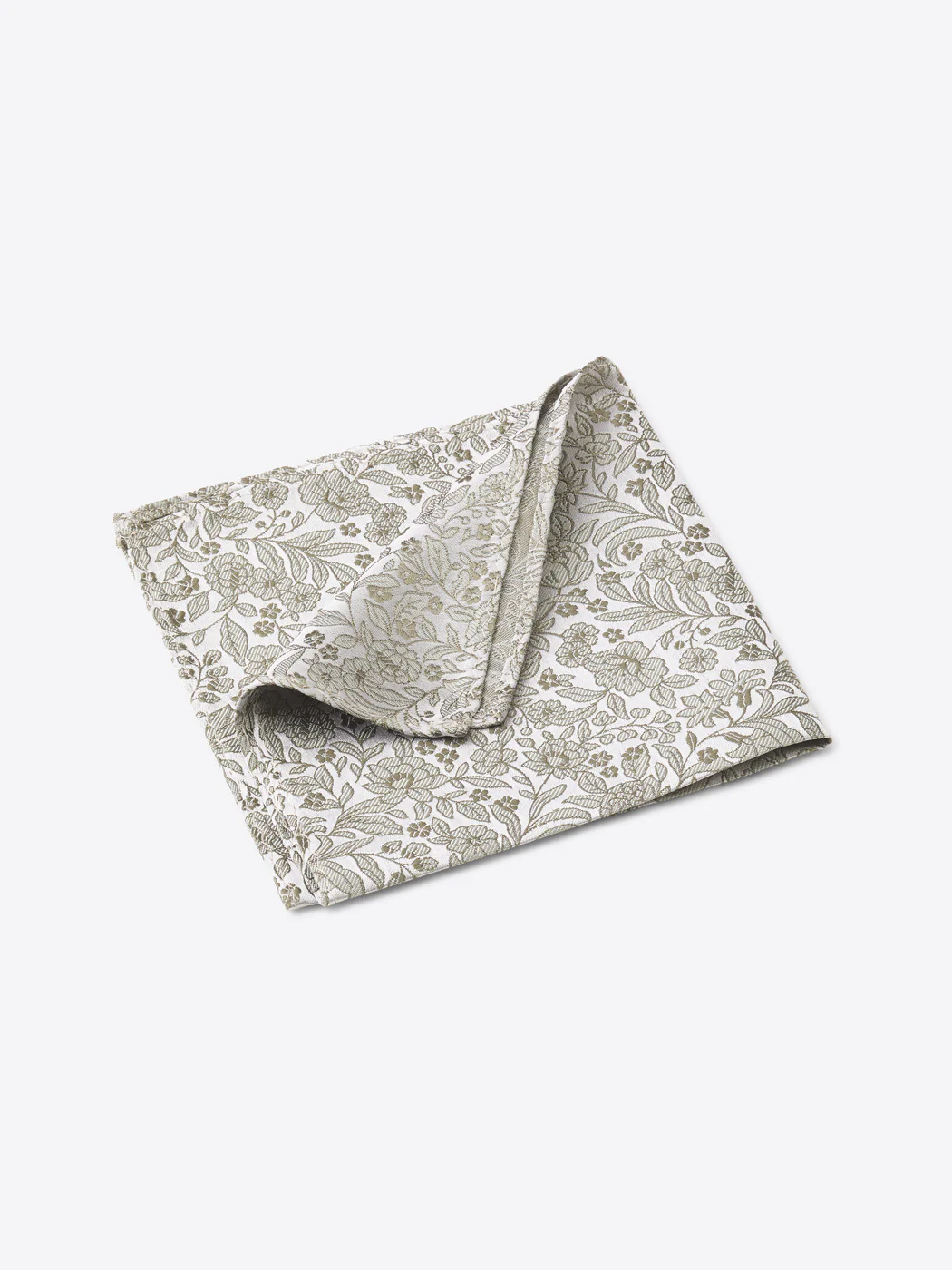 Pochette en soie fleurie