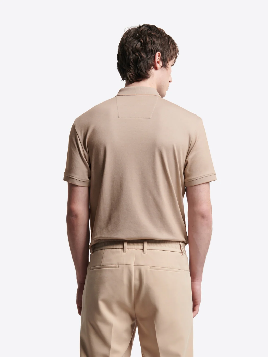Polo col boutonné maille chinée - Image 2
