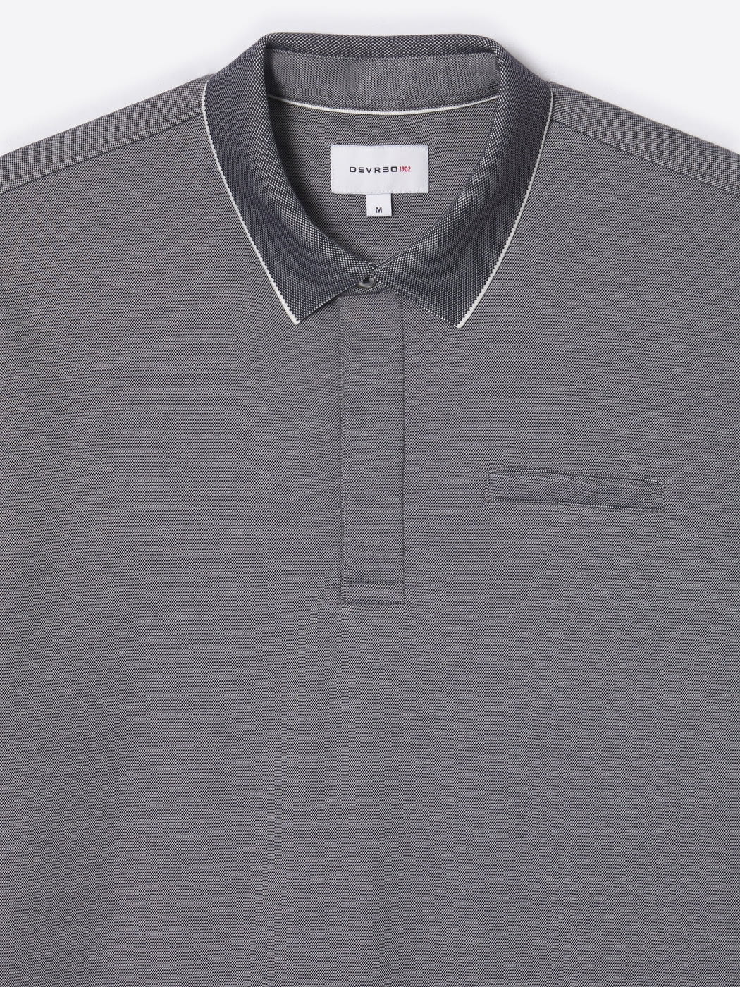Polo col boutonné maille chinée - Image 6