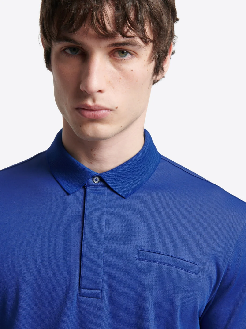 Polo col boutonné maille chinée - Image 5