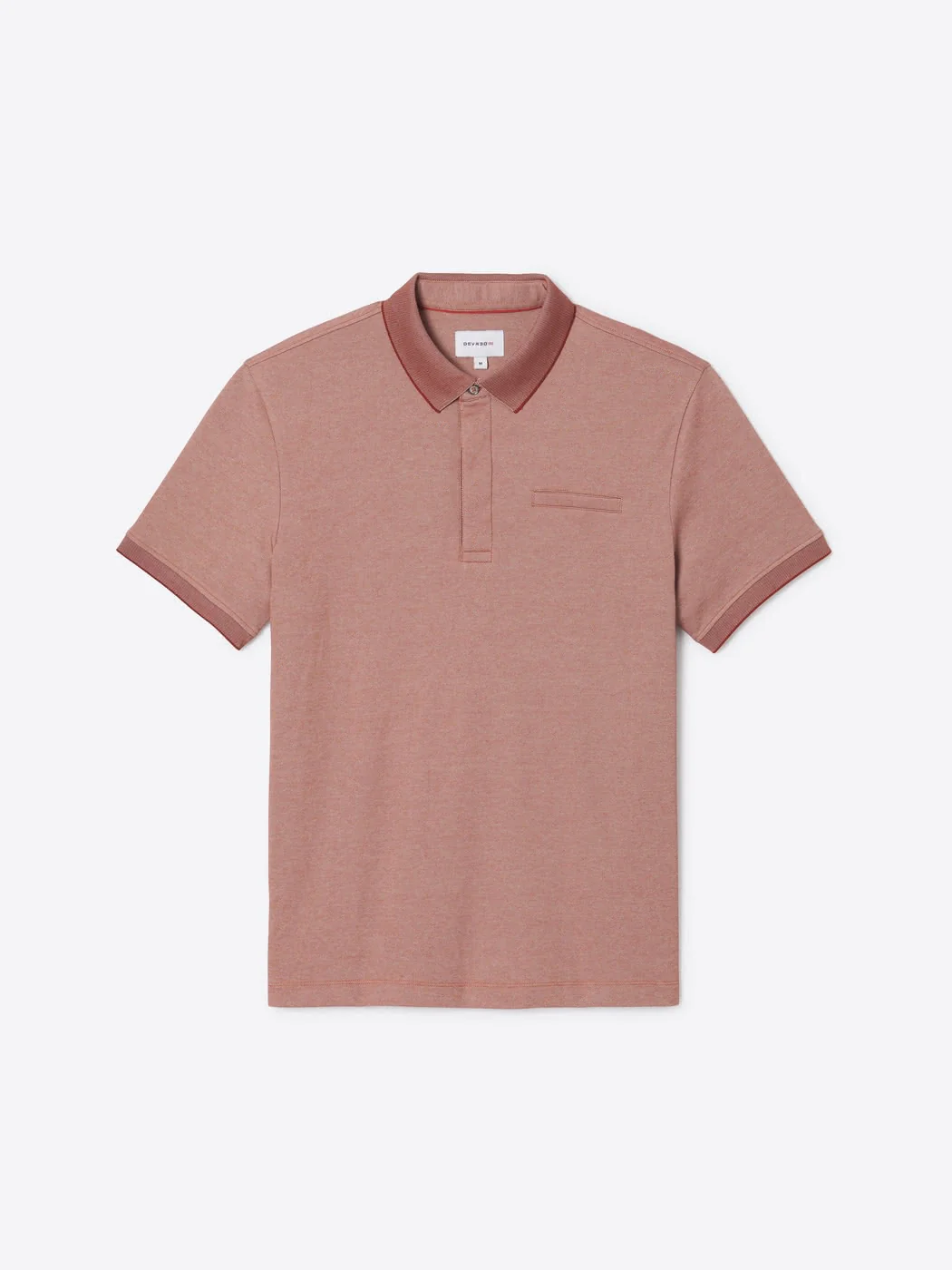 Polo col boutonné maille chinée - Image 3