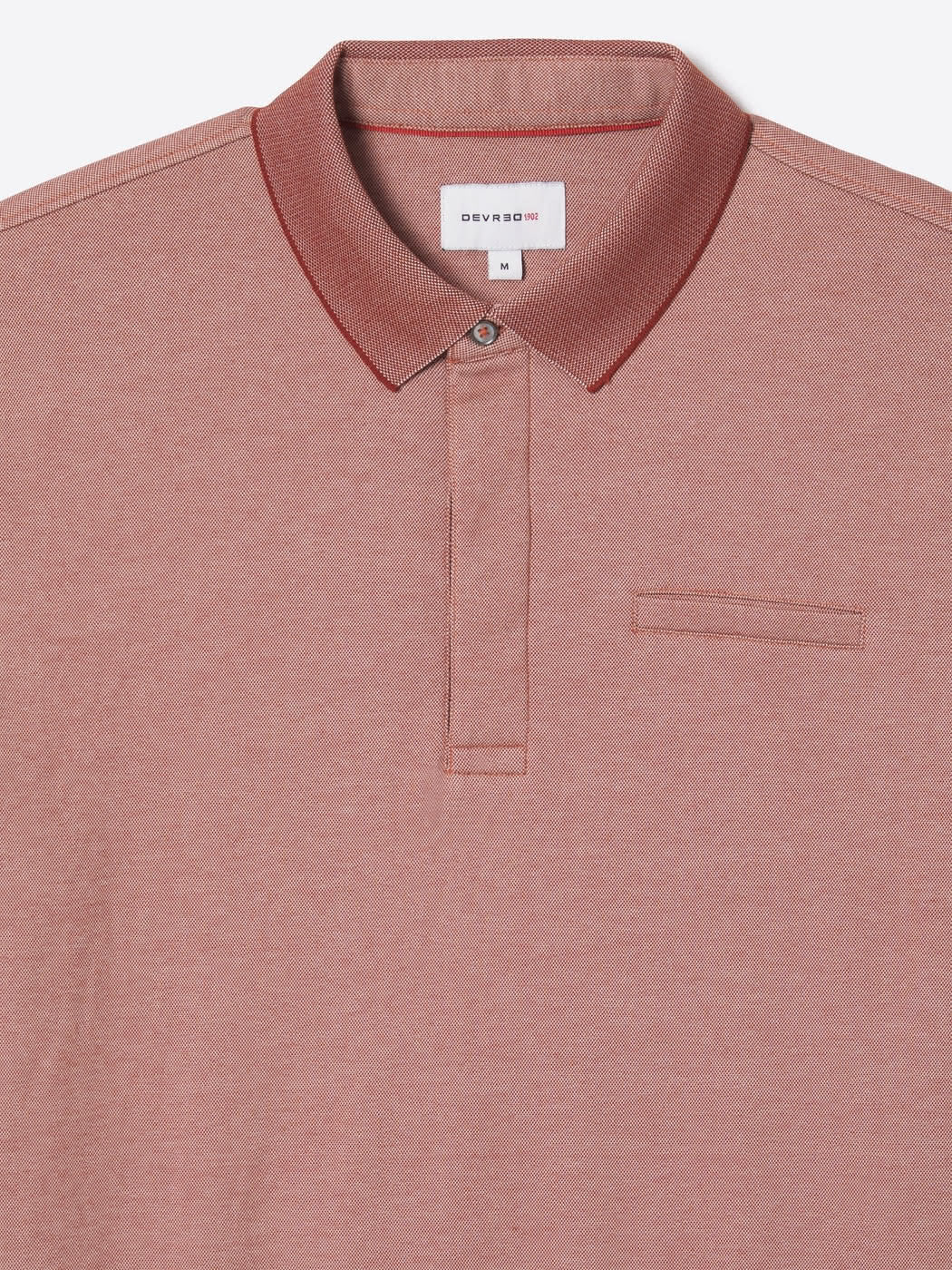 Polo col boutonné maille chinée - Image 6