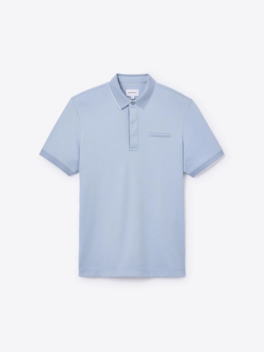 Polo col boutonné maille chinée - Image 3