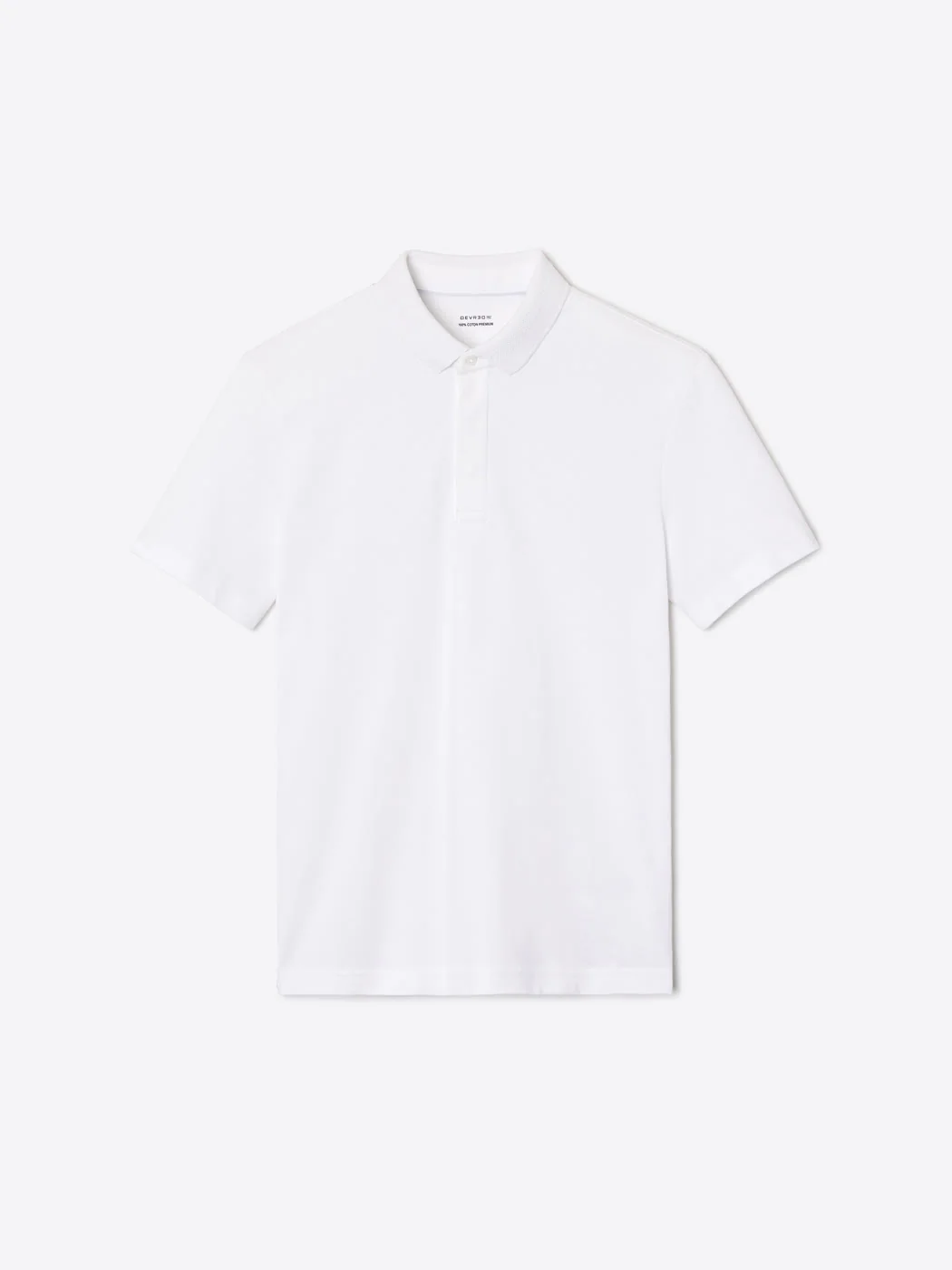 Polo boutonné en coton premium - Image 3