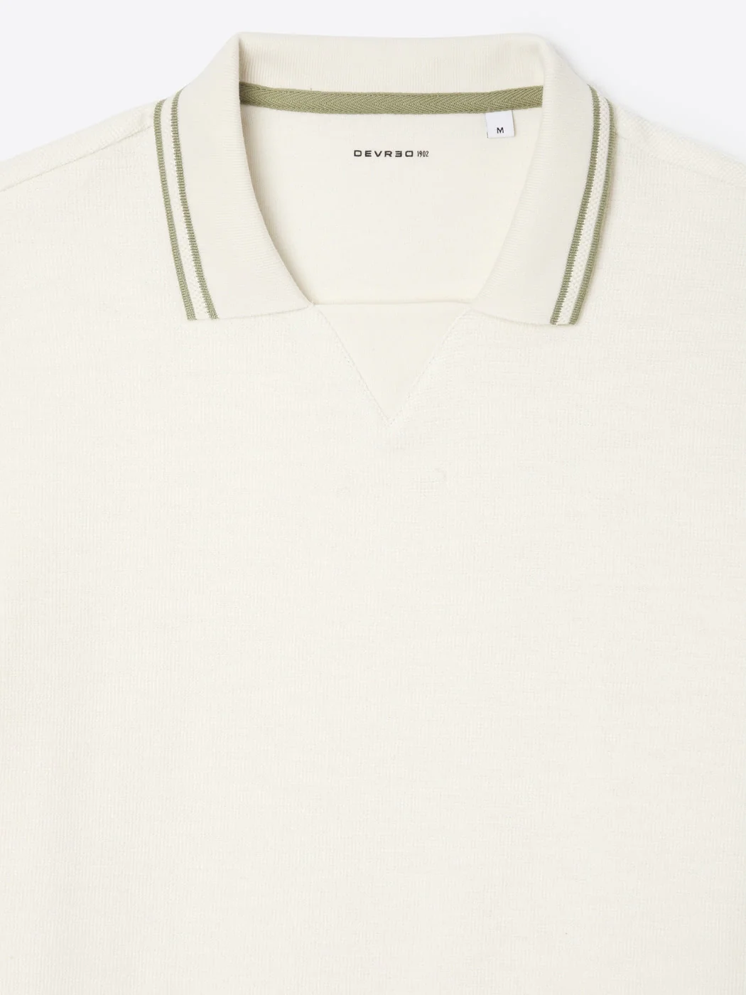 Polo col contrasté en coton - Image 6
