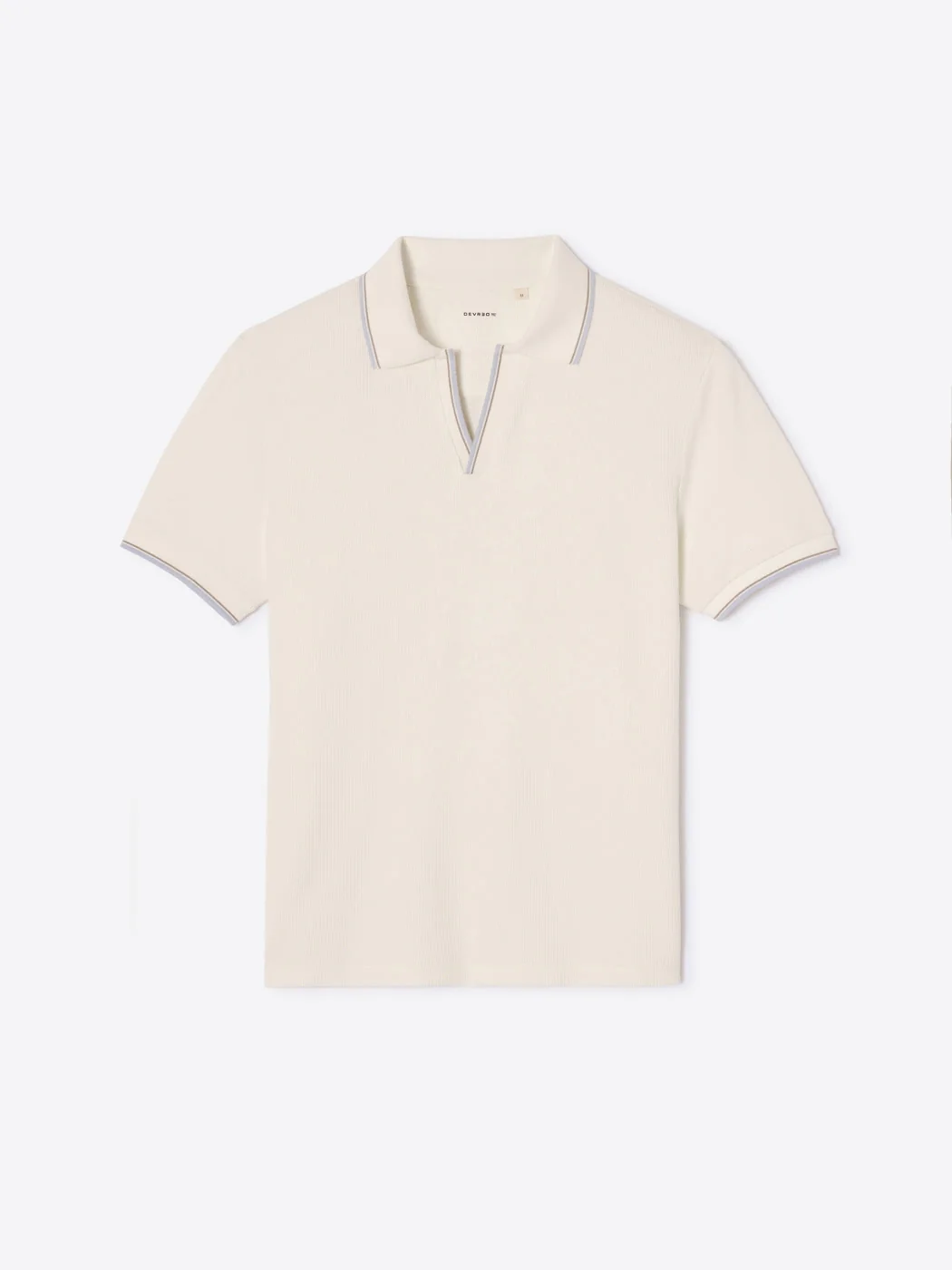 Polo col ouvert en coton - Image 3