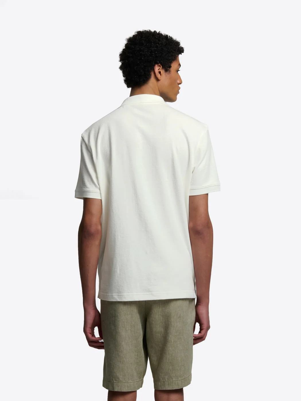 Polo col requin en coton - Image 2