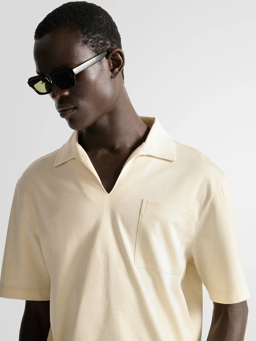 Polo regular col ouvert - L'atelier - Image 4