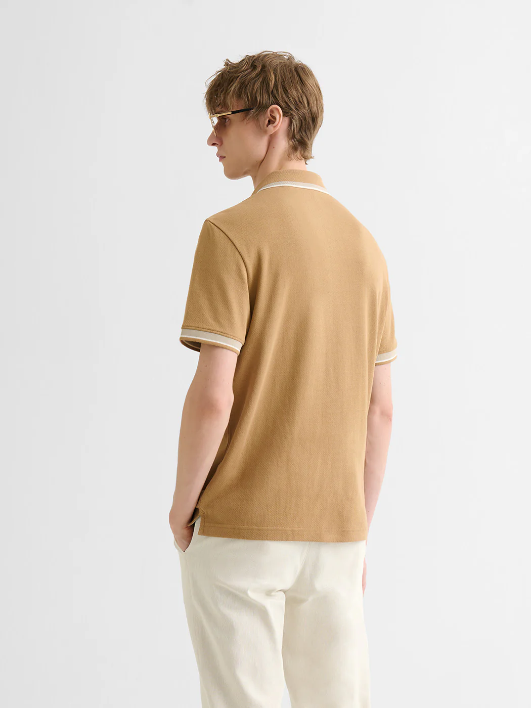 Polo boutonné en coton - Image 2