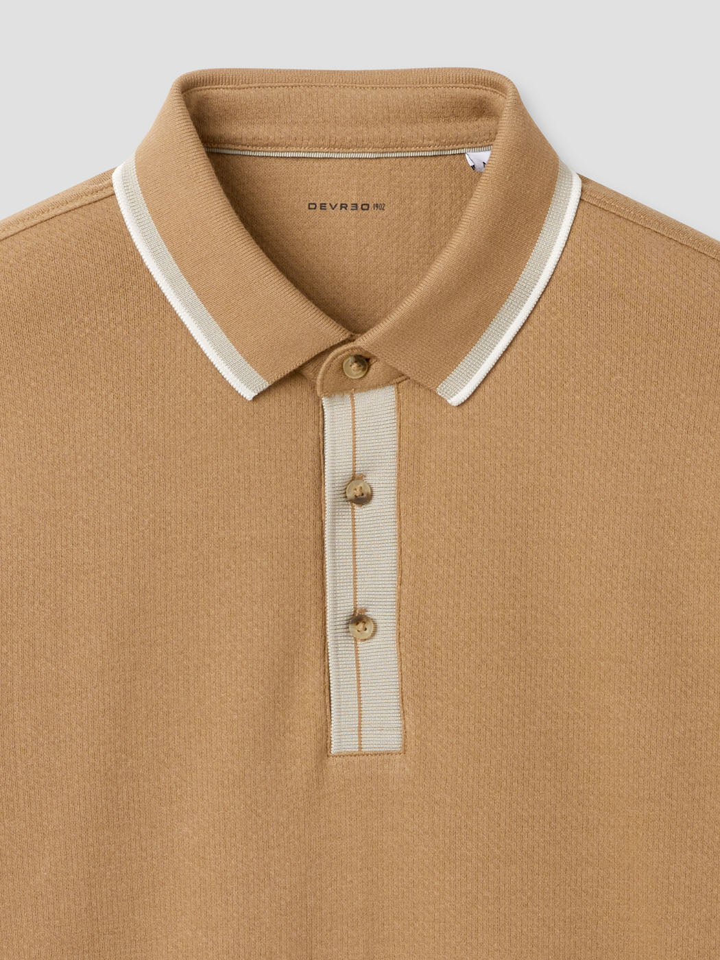 Polo boutonné en coton - Image 6