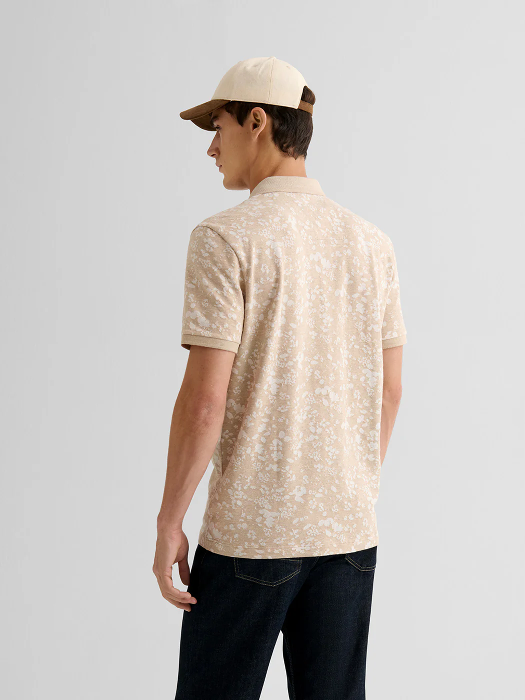Polo boutonné en jacquard - Image 2