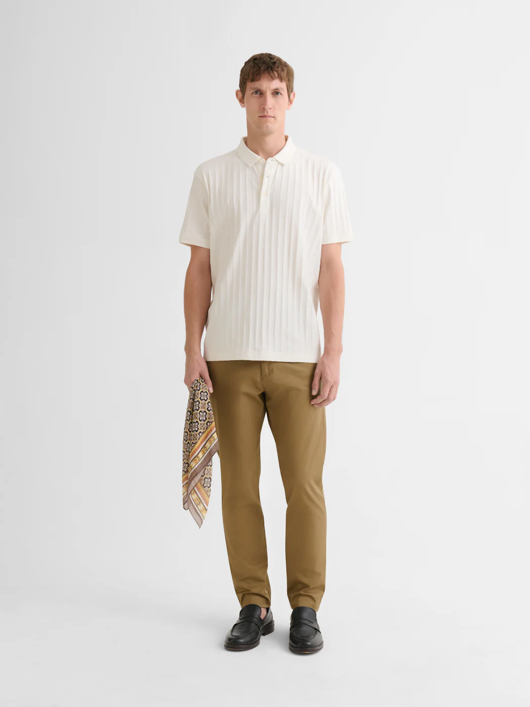 Polo boutonné en seersucker - Image 4