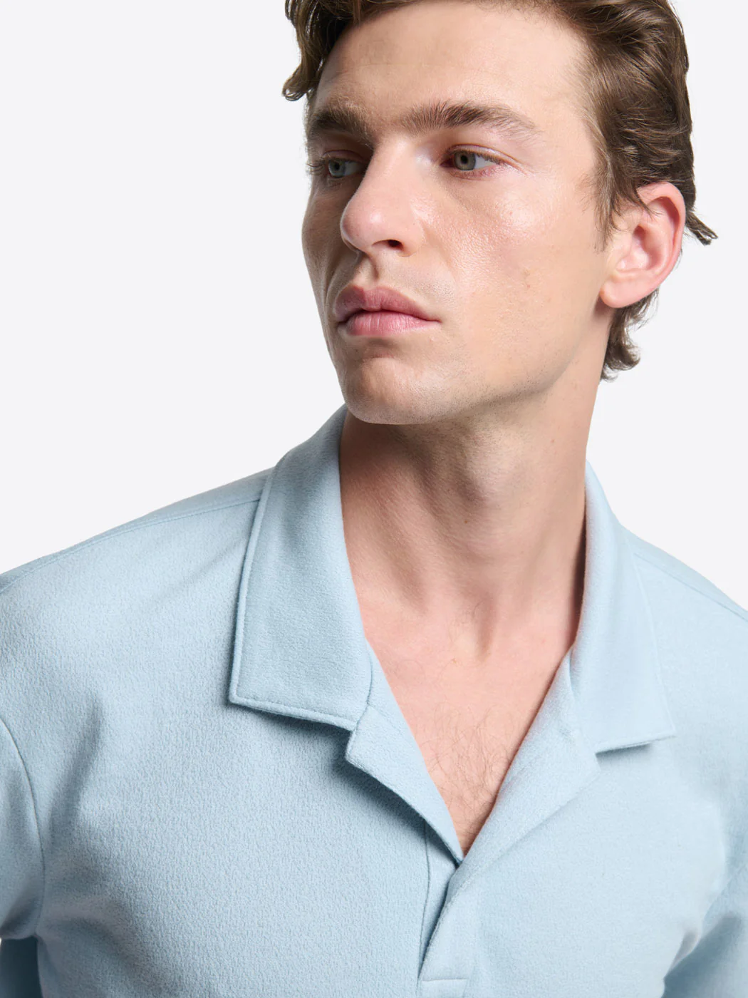 Polo col requin en coton - Image 5